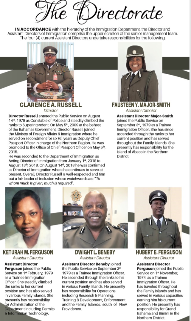 The Directorate Bahamas Immigration